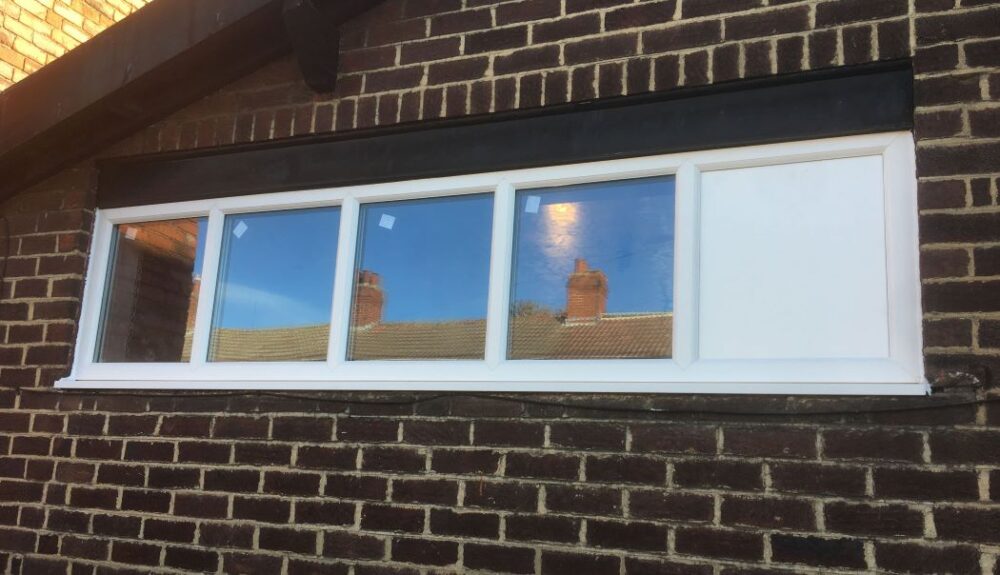 new fitted upvc window